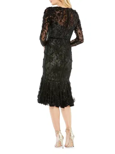 Mac Duggal Women's Embellished Floral Cocktail Dress | Thumbnail 2 Mac Duggal Women's Embellished Floral Cocktail Dress | Thumbnail 2