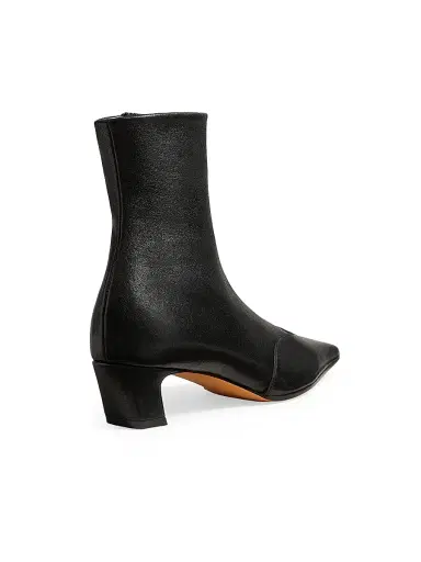 Khaite Women's Nevada 40MM Leather Ankle Boots - Dark Brown | Thumbnail 7 Khaite Women's Nevada 40MM Leather Ankle Boots - Dark Brown | Thumbnail 7