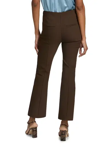 Vince Women's Mid-Rise Pintuck Crop Flare Pants | Thumbnail 5 Vince Women's Mid-Rise Pintuck Crop Flare Pants | Thumbnail 5