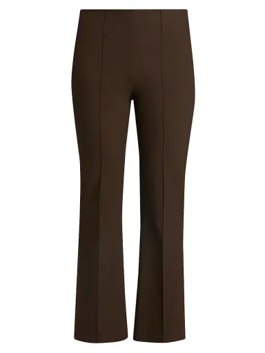 Vince Women's Mid-Rise Pintuck Crop Flare Pants | Thumbnail 1 Vince Women's Mid-Rise Pintuck Crop Flare Pants | Thumbnail 1
