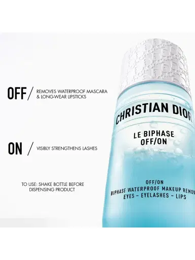 DIOR Women's Eye & Lip Makeup Remover Purifying Nymphéa Bi-Phase Makeup Remover | Thumbnail 2 DIOR Women's Eye & Lip Makeup Remover Purifying Nymphéa Bi-Phase Makeup Remover | Thumbnail 2