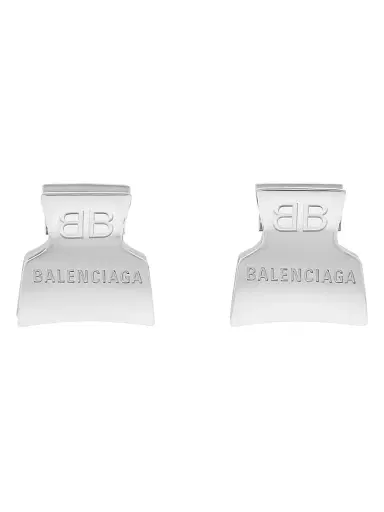 Balenciaga Women's Pretty Mini Hair Grip Set - Silver | Thumbnail 1 Balenciaga Women's Pretty Mini Hair Grip Set - Silver | Thumbnail 1