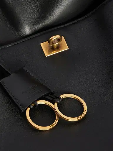 Balenciaga Women's Rodeo Medium Handbag with NY Souvenirs Charms - Black | Thumbnail 6 Balenciaga Women's Rodeo Medium Handbag with NY Souvenirs Charms - Black | Thumbnail 6