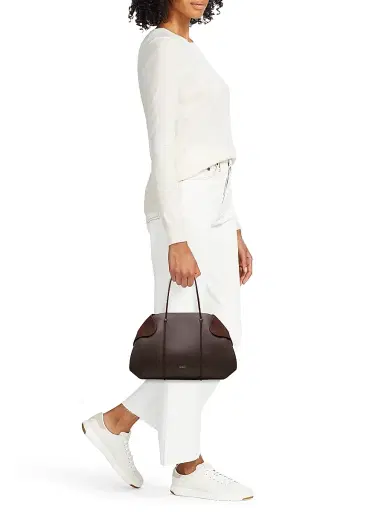 Neous Women's Berenices Leather & Suede Shoulder Bag - Dark Chocolate | Thumbnail 2 Neous Women's Berenices Leather & Suede Shoulder Bag - Dark Chocolate | Thumbnail 2