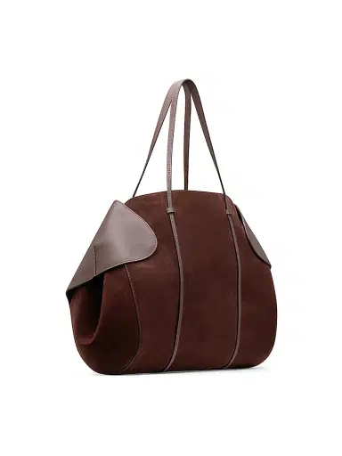 Neous Women's Berenices Leather & Suede Shoulder Bag - Dark Chocolate | Thumbnail 3 Neous Women's Berenices Leather & Suede Shoulder Bag - Dark Chocolate | Thumbnail 3