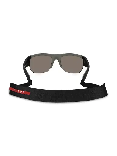 Prada Men's Pillow 69MM Sunglasses - Grey Mirror | Thumbnail 4 Prada Men's Pillow 69MM Sunglasses - Grey Mirror | Thumbnail 4
