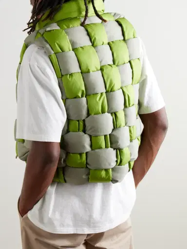 KAPITAL Cropped Reversible Quilted Padded Shell Gilet - Men | Thumbnail 3 KAPITAL Cropped Reversible Quilted Padded Shell Gilet - Men | Thumbnail 3