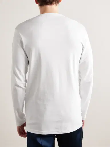 Tom Ford Stretch-Cotton Jersey Henley Pyjama T-Shirt - Men | Thumbnail 4 Tom Ford Stretch-Cotton Jersey Henley Pyjama T-Shirt - Men | Thumbnail 4