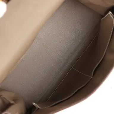 HERMÈS Pre-owned Hermes Kelly Retourne 35 Etoupe Togo Gold Hardware | Thumbnail 8 HERMÈS Pre-owned Hermes Kelly Retourne 35 Etoupe Togo Gold Hardware | Thumbnail 8
