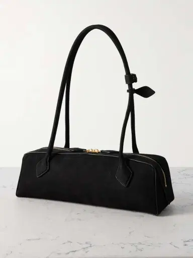 Alaïa Le Teckel Medium Nubuck Shoulder Bag | Thumbnail 3 Alaïa Le Teckel Medium Nubuck Shoulder Bag | Thumbnail 3