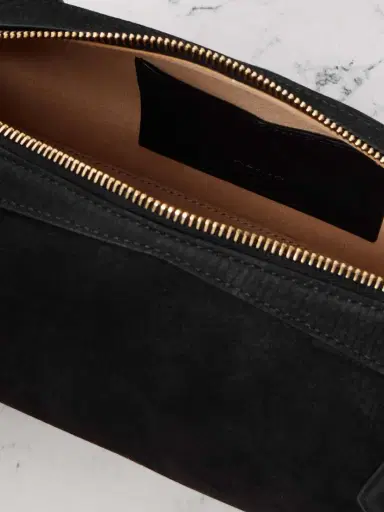 Alaïa Le Teckel Medium Nubuck Shoulder Bag | Thumbnail 5 Alaïa Le Teckel Medium Nubuck Shoulder Bag | Thumbnail 5