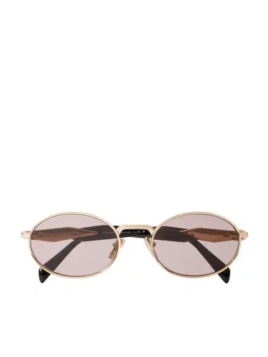 PRADA EYEWEAR Oval-frame Acetate And Gold-tone Sunglasses | Thumbnail 1 PRADA EYEWEAR Oval-frame Acetate And Gold-tone Sunglasses | Thumbnail 1