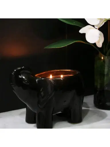Thompson Ferrier Elephant Ash Ember Rose Scented Candle - Black | Thumbnail 2 Thompson Ferrier Elephant Ash Ember Rose Scented Candle - Black | Thumbnail 2