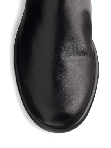 Stuart Weitzman Women's 5050 Over-The-Knee Stretch-Leather Boots - Black | Thumbnail 2 Stuart Weitzman Women's 5050 Over-The-Knee Stretch-Leather Boots - Black | Thumbnail 2