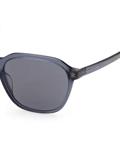 ZEGNA Men's 55MM Geometric Sunglasses - Grey | Thumbnail 2 ZEGNA Men's 55MM Geometric Sunglasses - Grey | Thumbnail 2