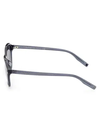 ZEGNA Men's 55MM Geometric Sunglasses - Grey | Thumbnail 5 ZEGNA Men's 55MM Geometric Sunglasses - Grey | Thumbnail 5