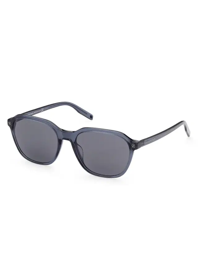 Men's 55MM Geometric Sunglasses - Grey Men's 55MM Geometric Sunglasses - Grey