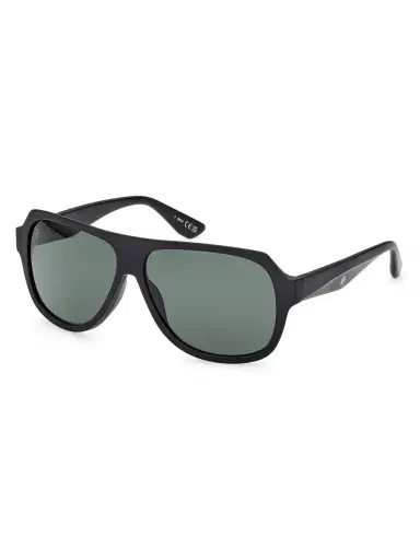 BMW Men's 59MM Pilot Sunglasses - Matte Black Green | Thumbnail 1 BMW Men's 59MM Pilot Sunglasses - Matte Black Green | Thumbnail 1