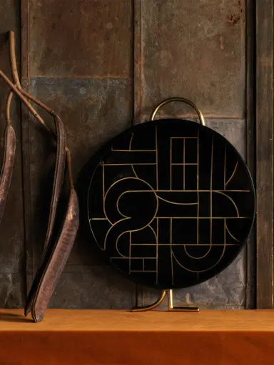 L'Objet Kelly Behun Circuit Round Tray | Thumbnail 1 L'Objet Kelly Behun Circuit Round Tray | Thumbnail 1