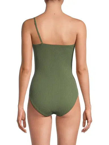 Change of Scenery Women's Kara O-Ring One-Piece Swimsuit - Olive Texture - Size Large | Thumbnail 5 Change of Scenery Women's Kara O-Ring One-Piece Swimsuit - Olive Texture - Size Large | Thumbnail 5