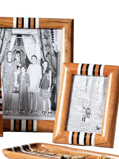 Juliska Stonewood Stripe Wooden Tray - Brown | Thumbnail 1 Juliska Stonewood Stripe Wooden Tray - Brown | Thumbnail 1