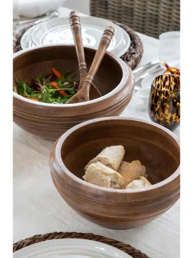Juliska Bilbao Wood Serving Bowl - Brown | Thumbnail 2 Juliska Bilbao Wood Serving Bowl - Brown | Thumbnail 2