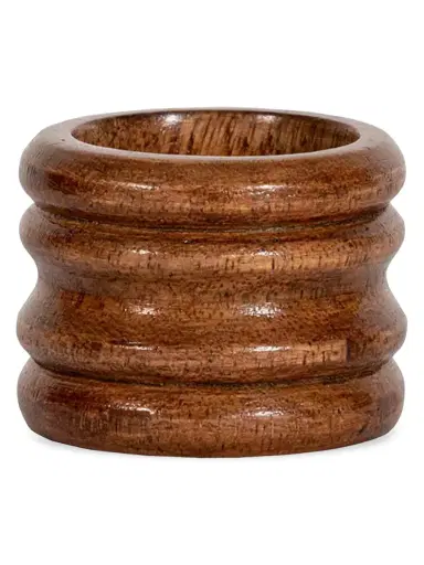 Juliska Bilbao Wood Napkin Ring - Brown | Thumbnail 6 Juliska Bilbao Wood Napkin Ring - Brown | Thumbnail 6