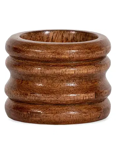 Juliska Bilbao Wood Napkin Ring - Brown | Thumbnail 7 Juliska Bilbao Wood Napkin Ring - Brown | Thumbnail 7