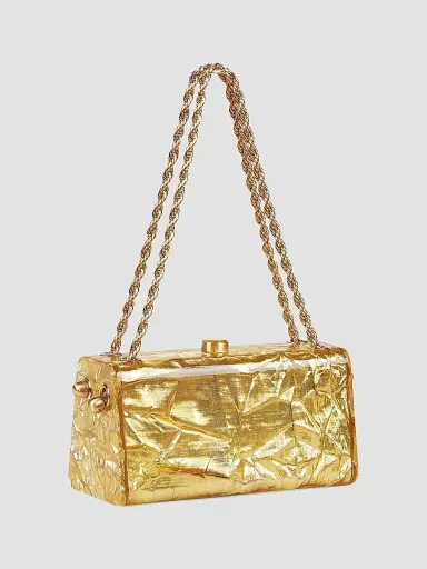 Cult Gaia Women's Hajar Acrylic Shoulder Bag - Gold | Thumbnail 5 Cult Gaia Women's Hajar Acrylic Shoulder Bag - Gold | Thumbnail 5