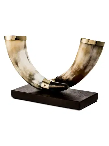 Ladorada Horn & Leather Candleholder | Thumbnail 2 Ladorada Horn & Leather Candleholder | Thumbnail 2
