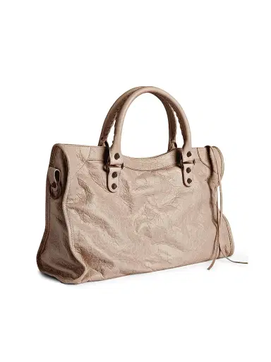 Balenciaga Women's Le City Medium Tote Bag - Sesame | Thumbnail 3 Balenciaga Women's Le City Medium Tote Bag - Sesame | Thumbnail 3