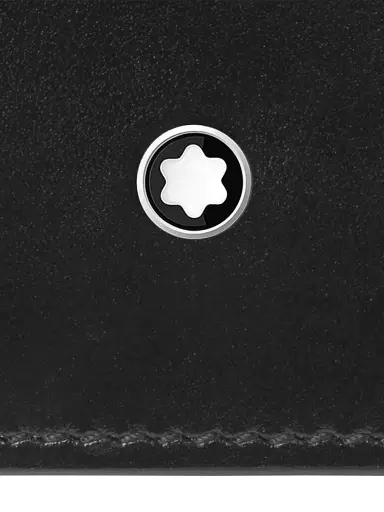 Montblanc Men's Meisterstück Leather Bifold Wallet - Black | Thumbnail 4 Montblanc Men's Meisterstück Leather Bifold Wallet - Black | Thumbnail 4