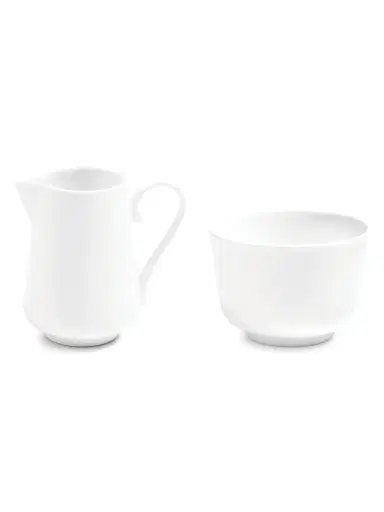 Richard Brendon Bone China White Milk Jug & Sugar Bowl - White | Thumbnail 3 Richard Brendon Bone China White Milk Jug & Sugar Bowl - White | Thumbnail 3