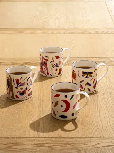 Richard Brendon Print Club London x Margaux Carpentier 4-Piece Mixed Mugs Set | Thumbnail 7 Richard Brendon Print Club London x Margaux Carpentier 4-Piece Mixed Mugs Set | Thumbnail 7