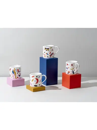 Richard Brendon Print Club London x Margaux Carpentier 4-Piece Mixed Mugs Set | Thumbnail 8 Richard Brendon Print Club London x Margaux Carpentier 4-Piece Mixed Mugs Set | Thumbnail 8