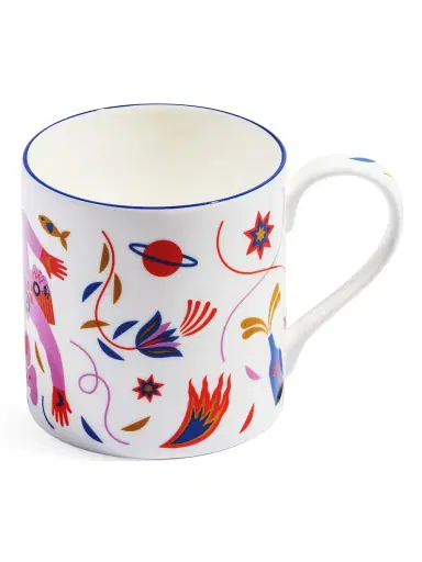 Richard Brendon Print Club London x Margaux Carpentier 4-Piece Mixed Mugs Set | Thumbnail 1 Richard Brendon Print Club London x Margaux Carpentier 4-Piece Mixed Mugs Set | Thumbnail 1