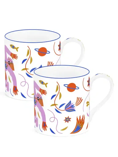 Richard Brendon Print Club London x Margaux Carpentier 2-Piece Comet Mugs Set | Thumbnail 9 Richard Brendon Print Club London x Margaux Carpentier 2-Piece Comet Mugs Set | Thumbnail 9