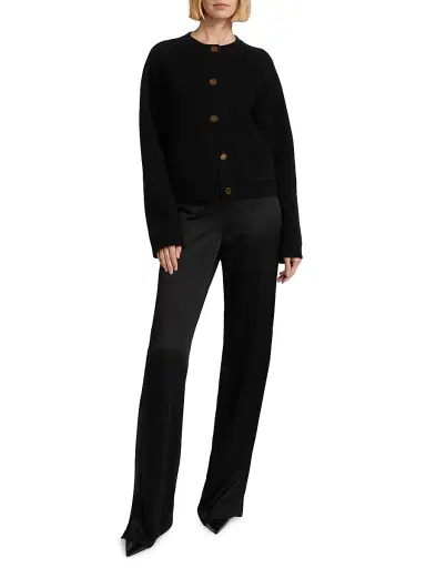 TOTEME Women's Hammered Button Cardigan | Thumbnail 2 TOTEME Women's Hammered Button Cardigan | Thumbnail 2