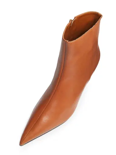 Schutz Women's Mikki Mid Leather Boots - Butter Scotch | Thumbnail 3 Schutz Women's Mikki Mid Leather Boots - Butter Scotch | Thumbnail 3