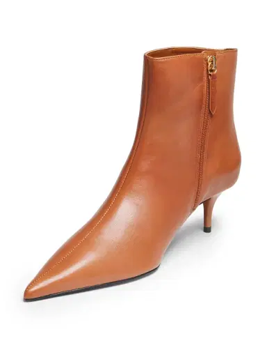 Schutz Women's Mikki Mid Leather Boots - Butter Scotch | Thumbnail 1 Schutz Women's Mikki Mid Leather Boots - Butter Scotch | Thumbnail 1