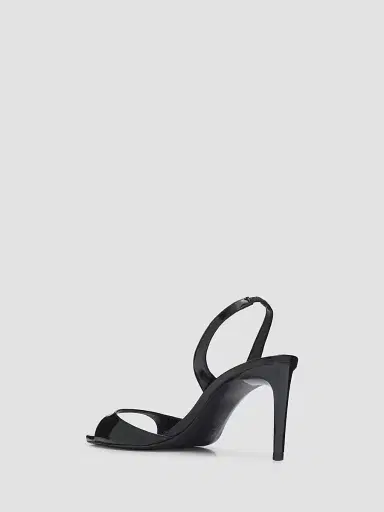 Schutz Women's Scarlett Sling Patent Leather Slingback Sandals - Black | Thumbnail 4 Schutz Women's Scarlett Sling Patent Leather Slingback Sandals - Black | Thumbnail 4