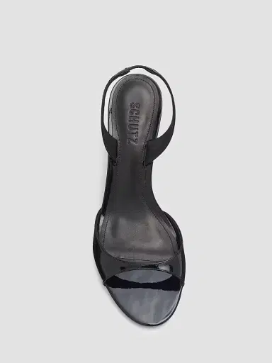 Schutz Women's Scarlett Sling Patent Leather Slingback Sandals - Black | Thumbnail 5 Schutz Women's Scarlett Sling Patent Leather Slingback Sandals - Black | Thumbnail 5