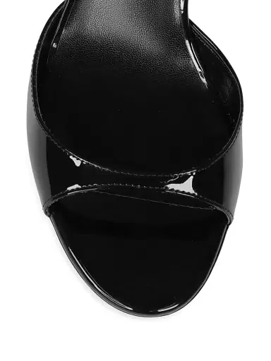 Schutz Women's Scarlett Sling Patent Leather Slingback Sandals - Black | Thumbnail 6 Schutz Women's Scarlett Sling Patent Leather Slingback Sandals - Black | Thumbnail 6