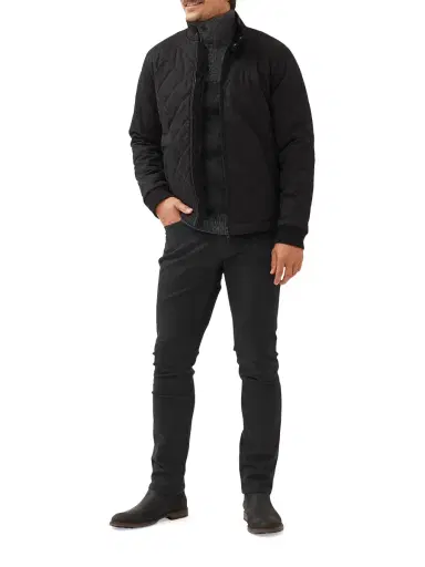 Rodd & Gunn Men's Burnham Harrington Jacket - Eclipse | Thumbnail 1 Rodd & Gunn Men's Burnham Harrington Jacket - Eclipse | Thumbnail 1
