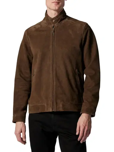 Rodd & Gunn Men's Glen Massey Suede Jacket - Taupe | Thumbnail 3 Rodd & Gunn Men's Glen Massey Suede Jacket - Taupe | Thumbnail 3
