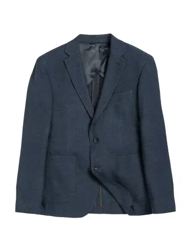 Rodd & Gunn Men's Ellesmere Stretch Wool Blazer - Dusk | Thumbnail 2 Rodd & Gunn Men's Ellesmere Stretch Wool Blazer - Dusk | Thumbnail 2