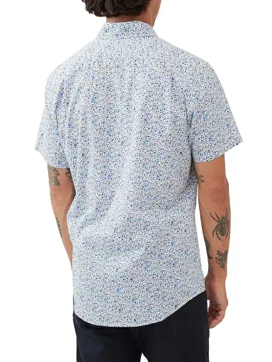 Rodd & Gunn Men's Gale Street Floral Short-Sleeve Shirt - Snow - Size XXL | Thumbnail 4 Rodd & Gunn Men's Gale Street Floral Short-Sleeve Shirt - Snow - Size XXL | Thumbnail 4