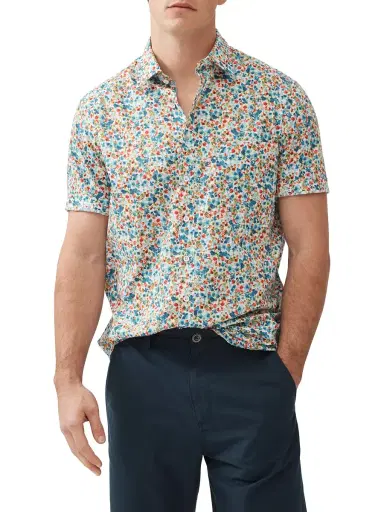 Rodd & Gunn Men's The Forks Floral Cotton Shirt - Botanical - Size XXL | Thumbnail 2 Rodd & Gunn Men's The Forks Floral Cotton Shirt - Botanical - Size XXL | Thumbnail 2