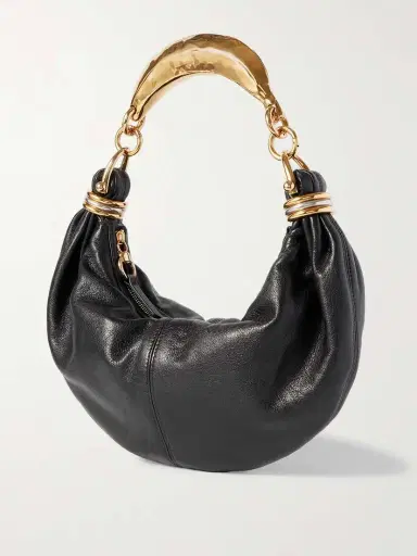 Chloé Bracelet Embellished Textured-leather Shoulder Bag | Thumbnail 3 Chloé Bracelet Embellished Textured-leather Shoulder Bag | Thumbnail 3