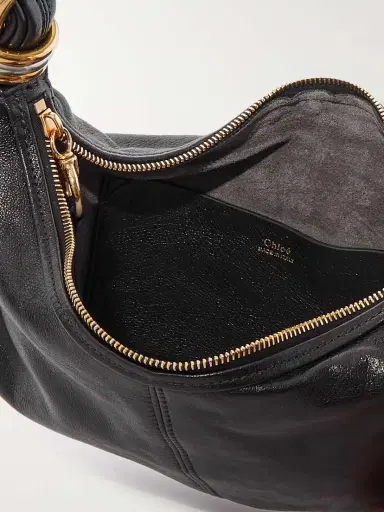 Chloé Bracelet Embellished Textured-leather Shoulder Bag | Thumbnail 5 Chloé Bracelet Embellished Textured-leather Shoulder Bag | Thumbnail 5